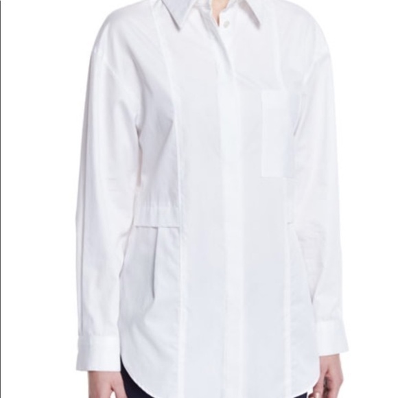Jason Wu GREY Relaxed Long-Sleeve Buttoned Shirt - Picture 2 of 4